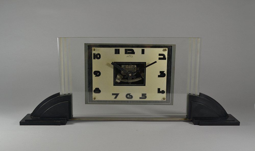 Rare ATO modernist early electromechanical clock. 