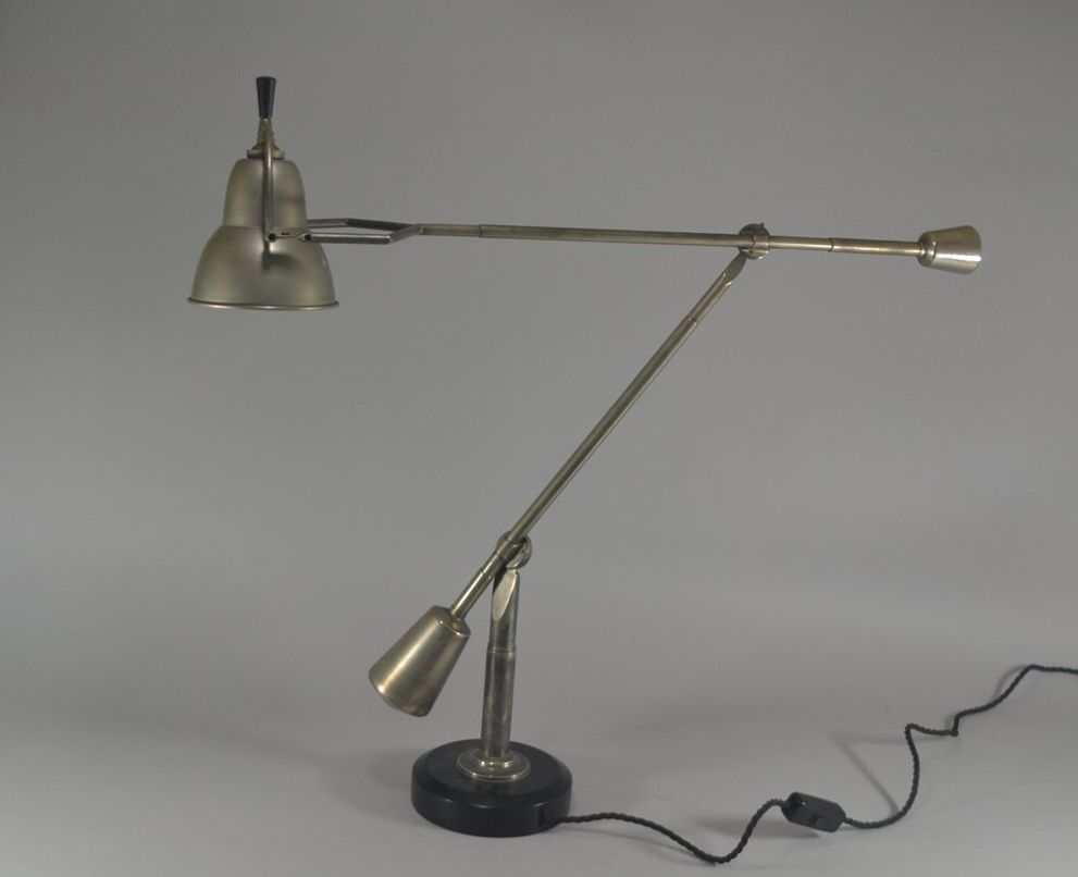 EDOUARD-WILFRID BUQUET rare french architect lamp 1927