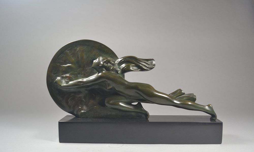 Amedeo Gennarelli. Rare bronze figure 