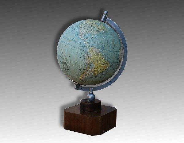 Adnet terrestrial globe lamp