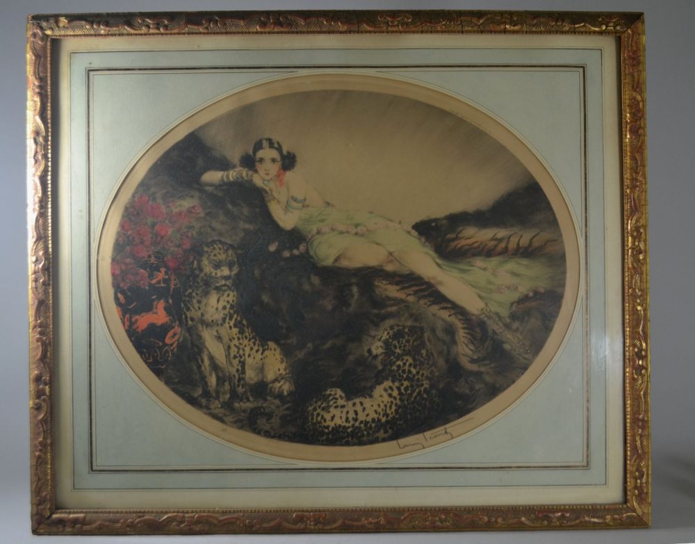 Louis ICART original etching 