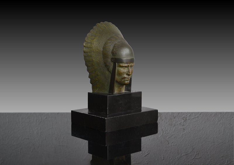 Garreau indian bronze 