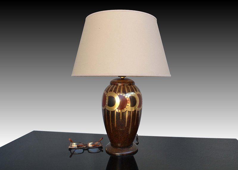 Charles Dinanderie lamp