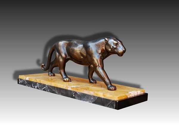 art deco panther