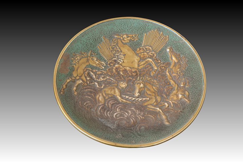 Max Le Verrier bronze plate