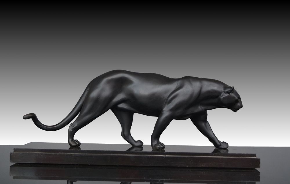 Art deco black panther