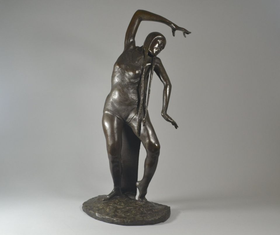 Jia Ruskaja iconic dancer. Unique bronze by Baron Wartberg