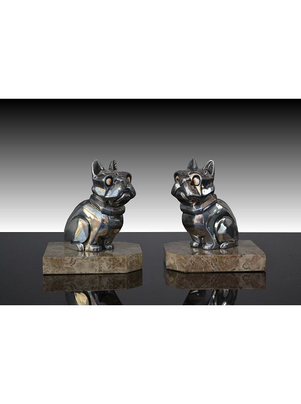 1930.fr French Bulldogs bookends - Art