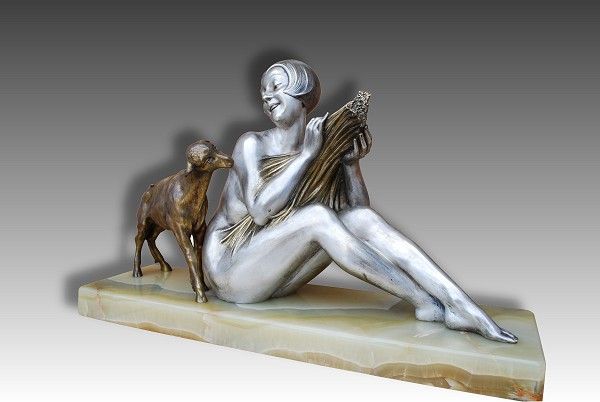 1930.fr Armand Godard bronze sculpture Art deco sculptures bronze