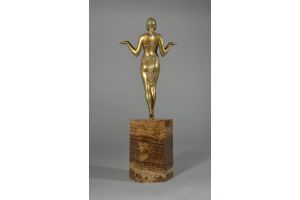 Dh. Chiparus. Theban dancer. Bronze figure. 1925
