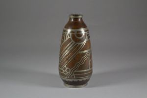 Paul Louis Mergier for Evolution dinanderie vase