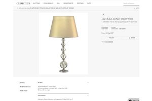 Rare Jacques Adnet tall modernist lamp circa 1930