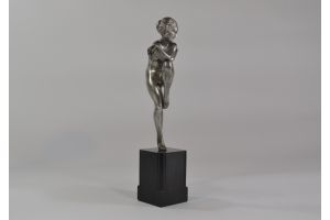 Bronze Pierre Le Faguays bacchic dancer. 