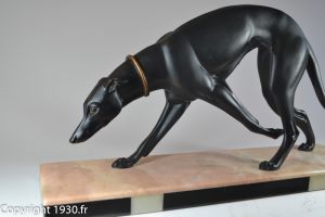 Art deco Rochard greyhound 