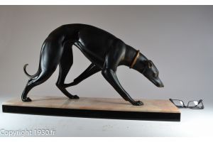 Art deco Rochard greyhound 
