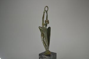 art deco bronze trophy. Probably italian