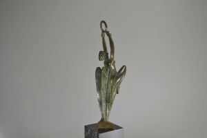 art deco bronze trophy. Probably italian
