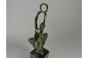 art deco bronze trophy. Probably italian