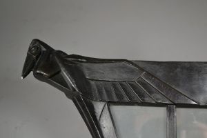 Rare art deco Max Le Verrier sconce