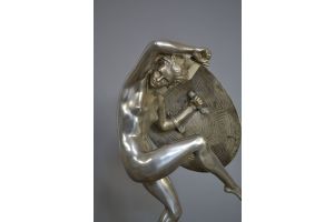 Bouraine Athena bronze and Ivory figure