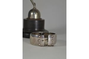 R. Sitoleux sterling silver modernist bracelet