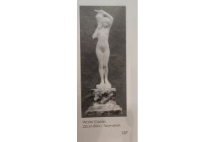 Joe Descomps, rare 1930 ivory figure. The water carrier