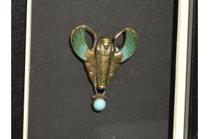 Framed Egyptomania brooch 1