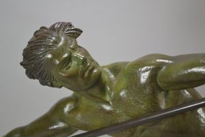 Dh. Chiparus impressive javelin thrower. 