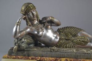 Dh. Chiparus. Cleopatra bronze figure. Circa 1925