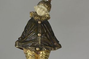 DH Chiparus Little clown bronze and Ivory figure
