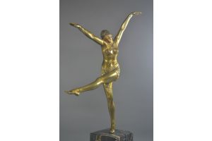 Dh Chiparus. Dancer of Olynthus bronze sculpture 1925
