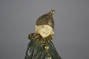 Demeter CHIPARUS 1920 CLOWN BRONZE AND IVORY FIGURE