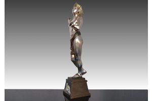 Bronze sculpture Cleopatra - Egyptian Revival