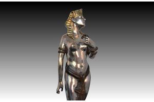 Bronze sculpture Cleopatra - Egyptian Revival