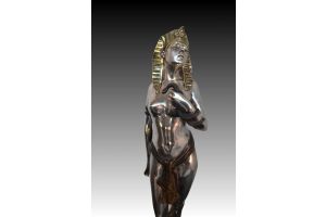 Bronze sculpture Cleopatra - Egyptian Revival