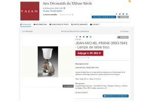 Jean-Michel Frank cristal lamp