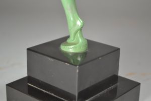 Salvatore Melani art deco bronze dancer