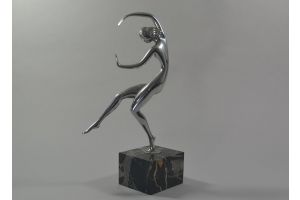 Hagenauer style modernist bronze figure of a Dancer