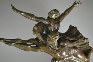 Robert Delandre. Bronze sculpture. 