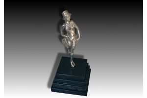 Bronze art deco flapper. Hood ornament ?