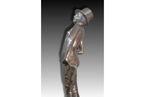Bronze art deco flapper. Hood ornament ?