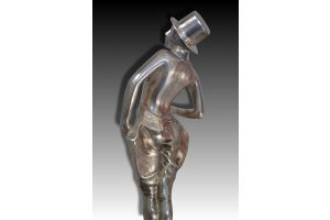 Bronze art deco flapper. Hood ornament ?