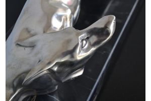 L. De Marco bronze cubist fox