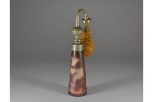 Emile Galle atomizer cameo glass circa 1900