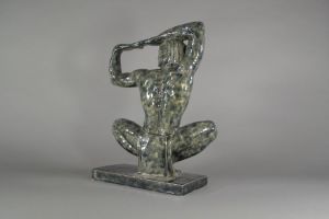 Dancer : Sevres Ceramic sculpture by Alain Gauvenet