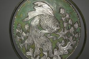 1930 Dinanderie gong by Loys. Paris
