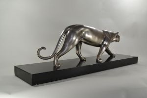 Art deco bronze panther. Rudens