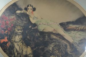 Louis ICART original etching 