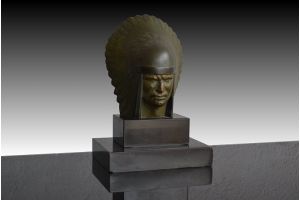 Garreau indian bronze 