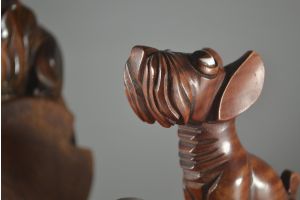 Art deco San Karner PARIS bookends. Circa 1920.